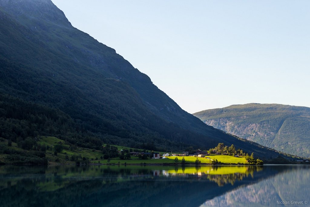 Oldevatnet glacial lake