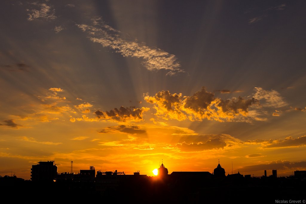 Sunset over Oslo