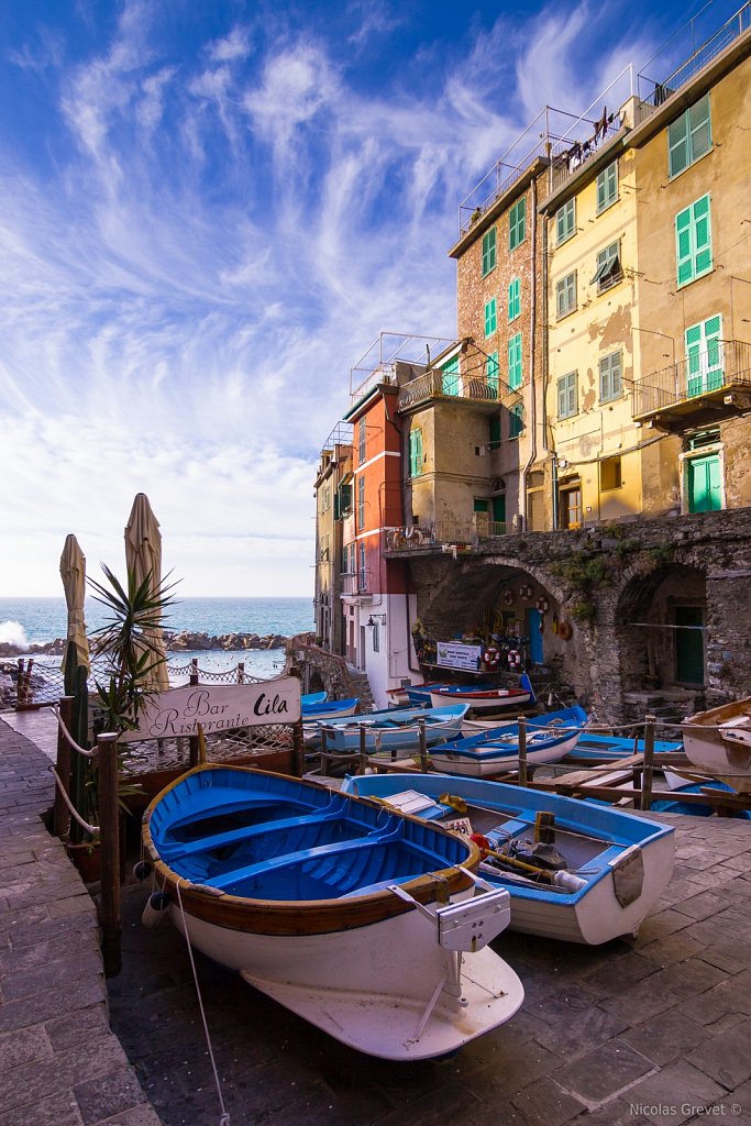 Riomaggiore boats