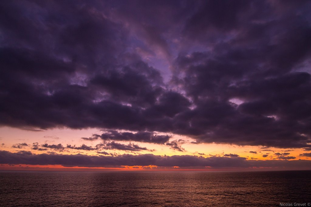 Italian Riviera sunset