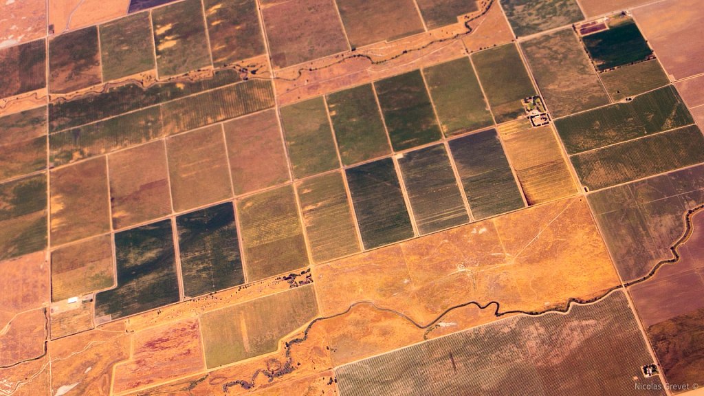 Flying over Central Valley